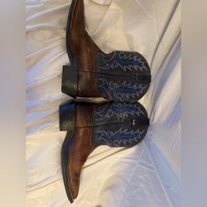 Blue and brown Ariat boots size 8D